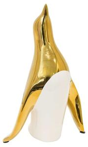 Visalia Ceramic Penguin Sculpture Small In Gold