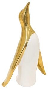 Visalia Ceramic Penguin Sculpture Large In Gold