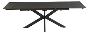 Marion Extending Sintered Stone Dining Table In Sand Black