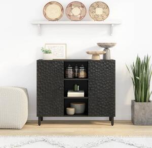 Wealden Mango Wood Storage Cabinet With 2 Doors In Black