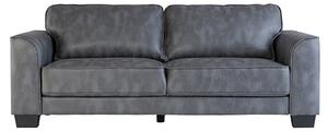 Salford Fabric 3 Seater Sofa In Distressed Grey