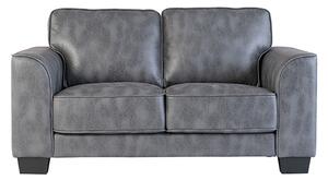 Salford Fabric 2 Seater Sofa In Distressed Grey