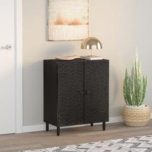 Rother Mango Wood Storage Cabinet With 2 Doors In Black