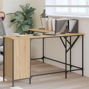 Wisbech Wooden Laptop Desk Corner In Sonoma Oak