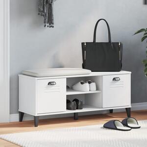 Widnes Wooden Shoe Storage Bench In White