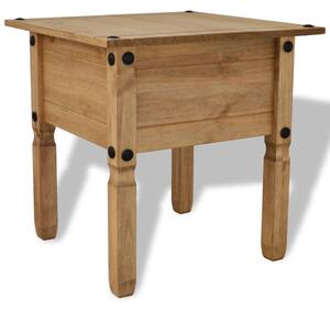 Croydon Wooden Side Table In Brown