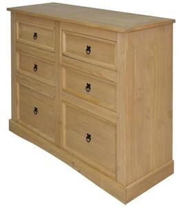 Croydon Wooden Chest Of 6 Drawers In Brown