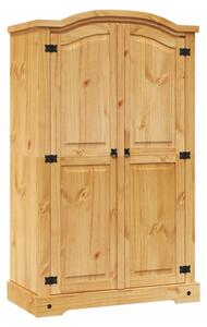 Croydon Wooden Wardrobe With 2 Doors In Brown