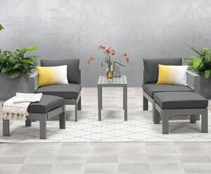 Billson 5 Piece Balcony Set In Artic Grey