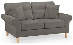 Folsom Fabric 2 Seater Sofa In Mocha