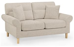 Folsom Fabric 2 Seater Sofa In Beige