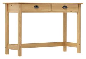 Kendal Wooden Console Table With 2 Drawers In Brown