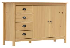 Kendal Wooden Sideboard With 4 Drawers In Brown