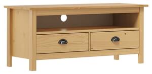 Kendal Wooden TV Stand With 2 Drawers In Brown