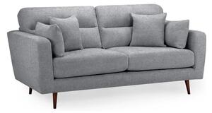 Zanita Fabric 3 Seater Sofa In Grey