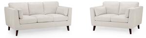 Airdrie Fabric 3+2 Seater Sofa Set In Beige