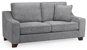 Nazra Fabric 3 Seater Sofa In Slate