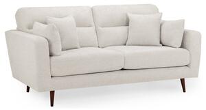 Zanita Fabric 3 Seater Sofa In Beige