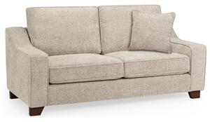 Nazra Fabric 3 Seater Sofa In Stone