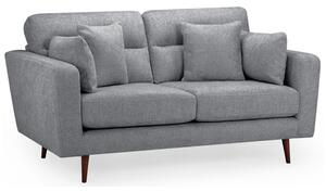 Zanita Fabric 2 Seater Sofa In Grey