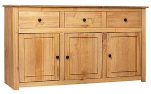 Bury Wooden Sideboard With 3 Doors 3 Drawers In Brown