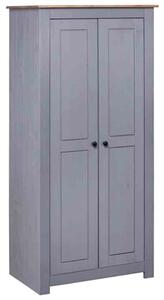 Bury Wooden Wardrobe With 2 Doors In Grey And Brown