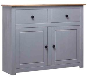 Bury Wooden Sideboard With 2 Doors 2 Drawers In Grey And Brown