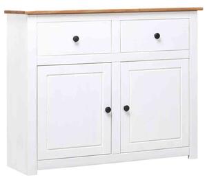 Bury Wooden Sideboard With 2 Doors 2 Drawers In White And Brown