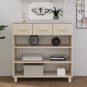 Hull Wooden Console Table With 3 Drawer In Brown