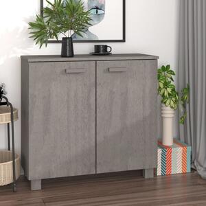 Hull Wooden Storage Cabinet With 2 Doors In Light Grey