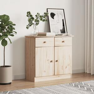 Akron Wooden Sideboard With 2 Doors 2 Drawers In Natural