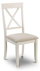 Dagan Wooden Dining Chair In Ivory