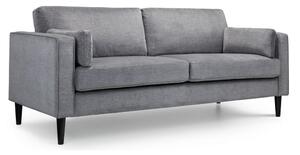 Hachi Fabric 3 Seater Sofa In Dark Grey