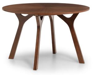 Hidalgo Wooden Dining Table Round In Walnut