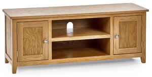 Macon Wooden TV Stand With 2 Doors In Oak