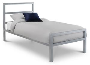 Sarnia Metal Single Bed In Silver