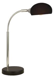 Astro Black Glass Shade Table Lamp In Chrome