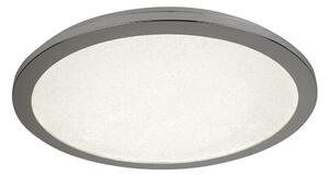 Scilly LED Flush Light Small In Chrome And Crystal Sand