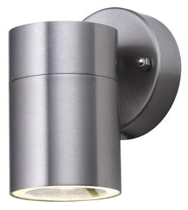 Metro LED Outdoor Wall Light Small In Silver