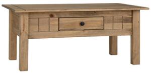 Prinsburg Wooden 1 Drawer Coffee Table In Natural Wax