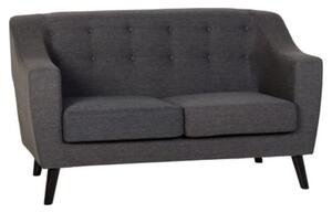 Arabella Fabric 2 Seater Sofa In Dark Grey