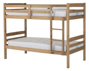 Prinsburg Wooden Single Bunk Bed In Natural Wax