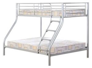 Tendon Metal Triple Sleeper Bunk Bed In Silver