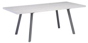 Athink Rectangular Extending Wooden Dining Table In Grey