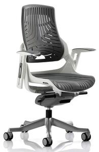 Zure Executive Office Chair In Gel Grey With Arms