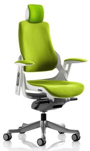 Zure Executive Headrest Office Chair In Myrrh Green