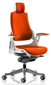 Zure Executive Headrest Office Chair In Tabasco Red