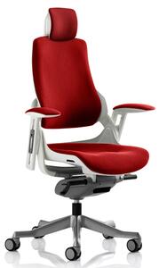 Zure Executive Headrest Office Chair In Bergamot Cherry