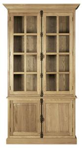 Lyox Wooden Display Cabinet In Oak With 4 Doors