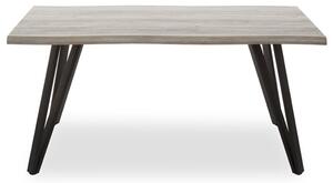 Andria Rectangular Wooden Dining Table In Grey